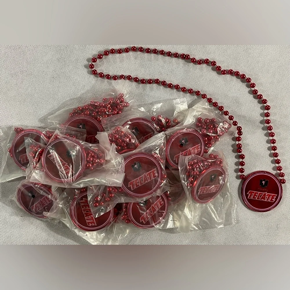 14 Pack Tecate Beer Party Beads Great for Cinco de Mayo